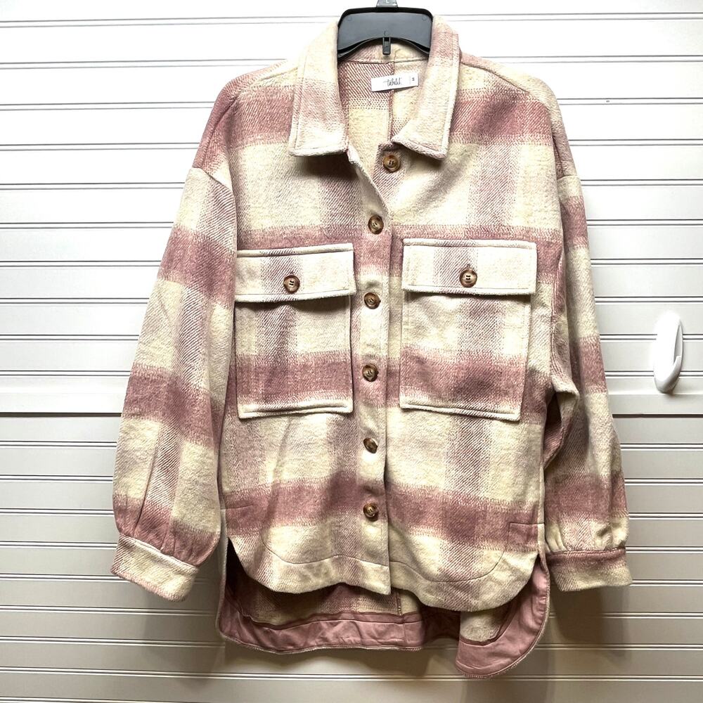 Talulah Flannel Plaid Shacket Size S
Oversized Fit